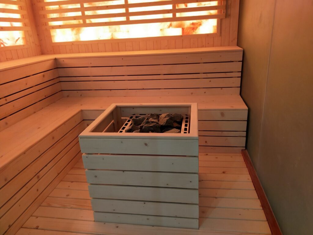 Phòng xông hơi khô đá muối - ngọc loan spa