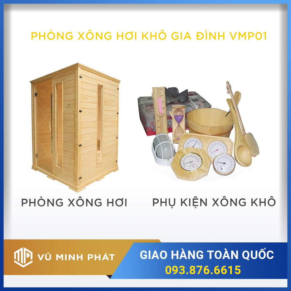 phụ kiện phồng xông hơi gia đình gỗ thông mỹ 