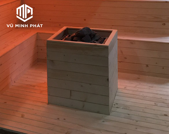 khung gỗ bao máy xông amazon 12kw.