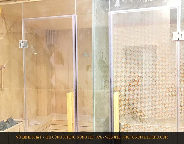 Phòng xông hơi khô và ướt spa Phúc Liên Tâm