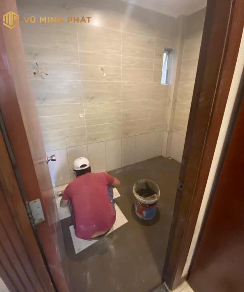 Mặt bằng khi đến khảo sát thi công phòng xông hơi