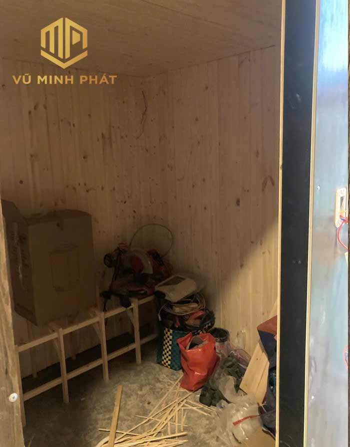 Quá trình thi công phòng xông hơi tại Biên Hòa